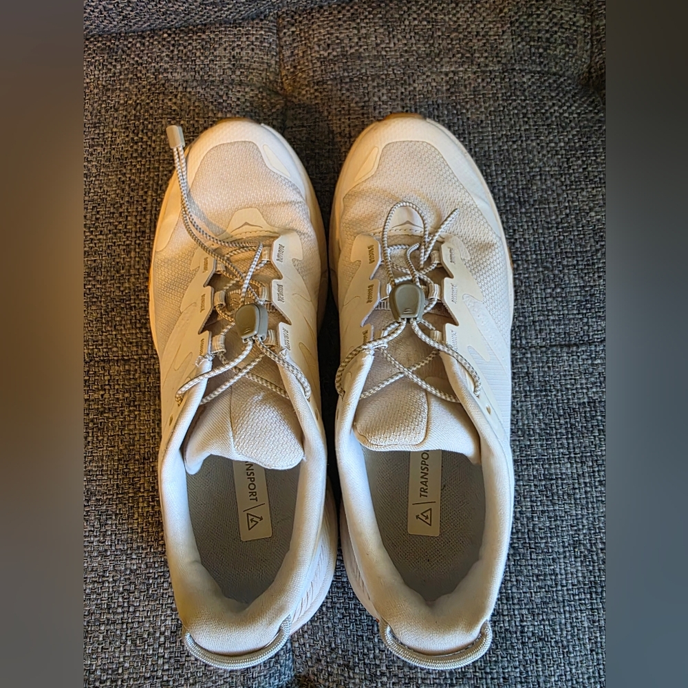 HOKA Women's Transport Off-White Running Sneakers - Picture 2 of 6
